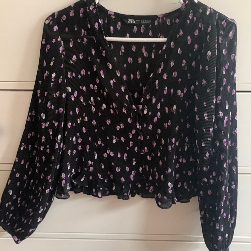 Zara floral top